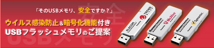 �u����USB�������A���S�ł����H�v�E�C���X�����h�~���Í����@�\�t��USB�t���b�V���������̂����