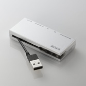 ケーブルとコネクタを本体内部に完全収納できます。