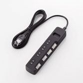 T-TVK04-2425BK〈4個口〉