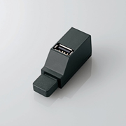 USBコネクタへのホコリやゴミの付着を防ぐキャップが付属