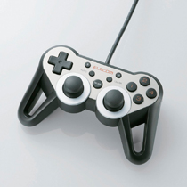USBゲームパッド 写真:JC-U3312SSVD〈ダークシルバー〉