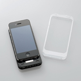 パッテリー部にiPhone 4Sを接続後、バンパー部を装着