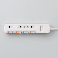 ONにしても光らないうえ、個別にオン/オフできる「個別スイッチ」を装備。スイッチの状態が判別しやすいように新デザインを採用。(写真:T-KE03-2420WH)