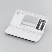 スライドさせるだけで、すぐにキーボードを使用できるポップアップ式