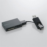 USB(micro-B)⇔USB(mini-B)変換ケーブルが付属