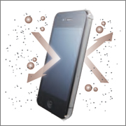 全方向からの汚れを防止し、土や砂ぼこりからiPhone 4/4Sを保護