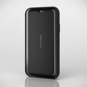 iPhone X用TOUGH SLIM/シェルフラップ(PM-A17XTSSBK)
