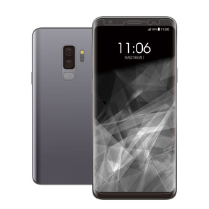 Galaxy S9+用フルカバーフィルム/衝撃吸収/透明/光沢(PM-GS9PFLFPRG)