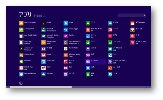 Windows8 1 スタートメニューは アプリケーションを起動するには