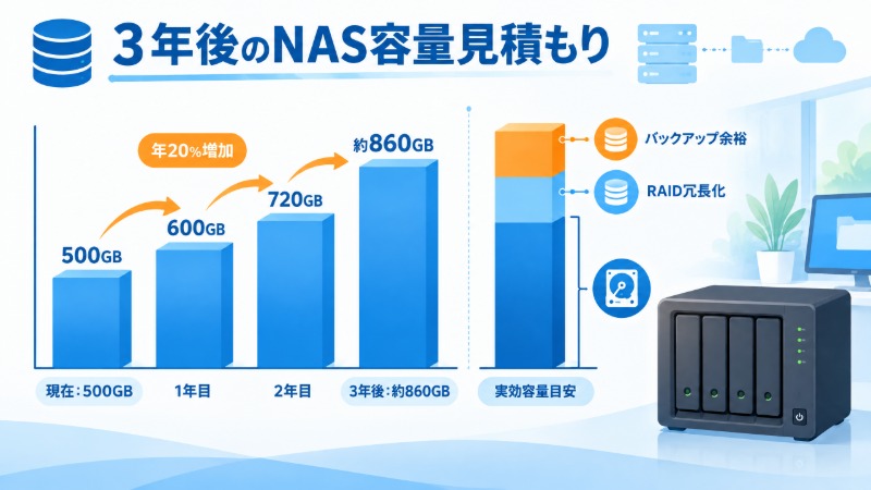 RAID 1・RAID 5・RAID 6の構成の違いを示す図