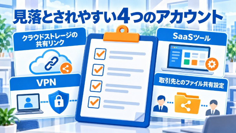 退職決定から最終出社日までの権限縮小タイムラインを示す図