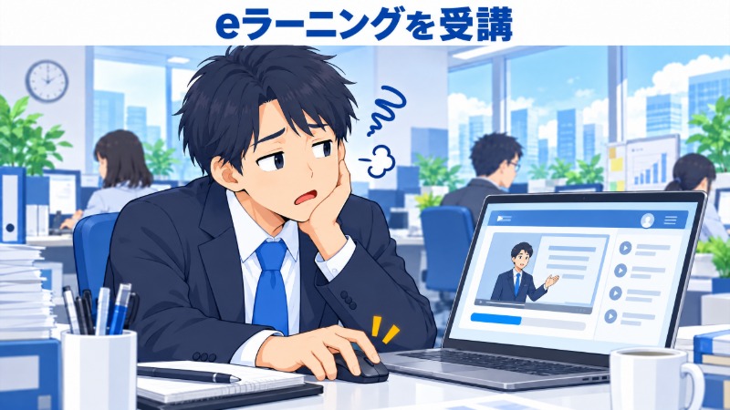 職種別にリスクを整理し短時間教育に落とし込む流れを示す図