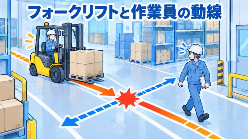 工場の組立ライン検査工程における監視カメラの設置例
