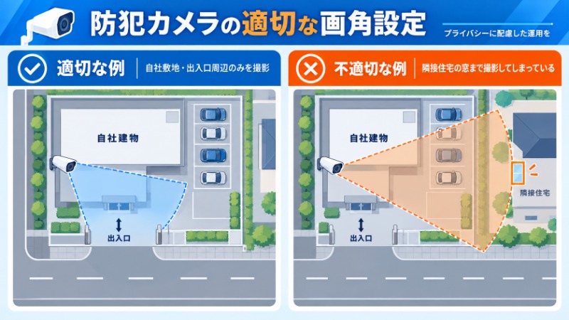 監視カメラ映像が個人情報に該当するかを判定するフローチャート