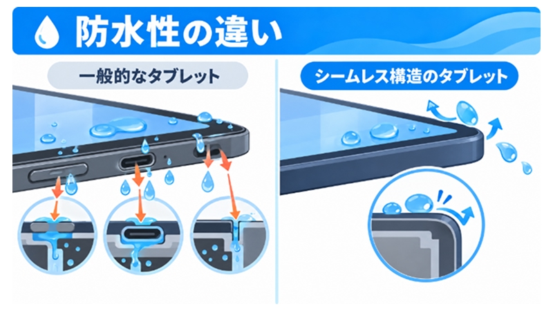 訪室のたびにタブレットを消毒液で清拭する医療スタッフ