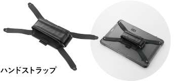 ハンドストラップ、ACアダプタ