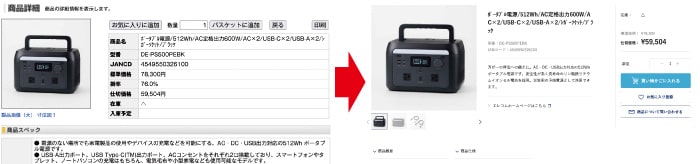 製品情報リッチ化イメージ