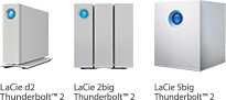 LaCie d2 Thunderbolt TM 2／LaCie 2big Thunderbolt TM 2／LaCie 5big Thunderbolt TM 2