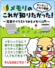 メモリのこれが知りたかった！