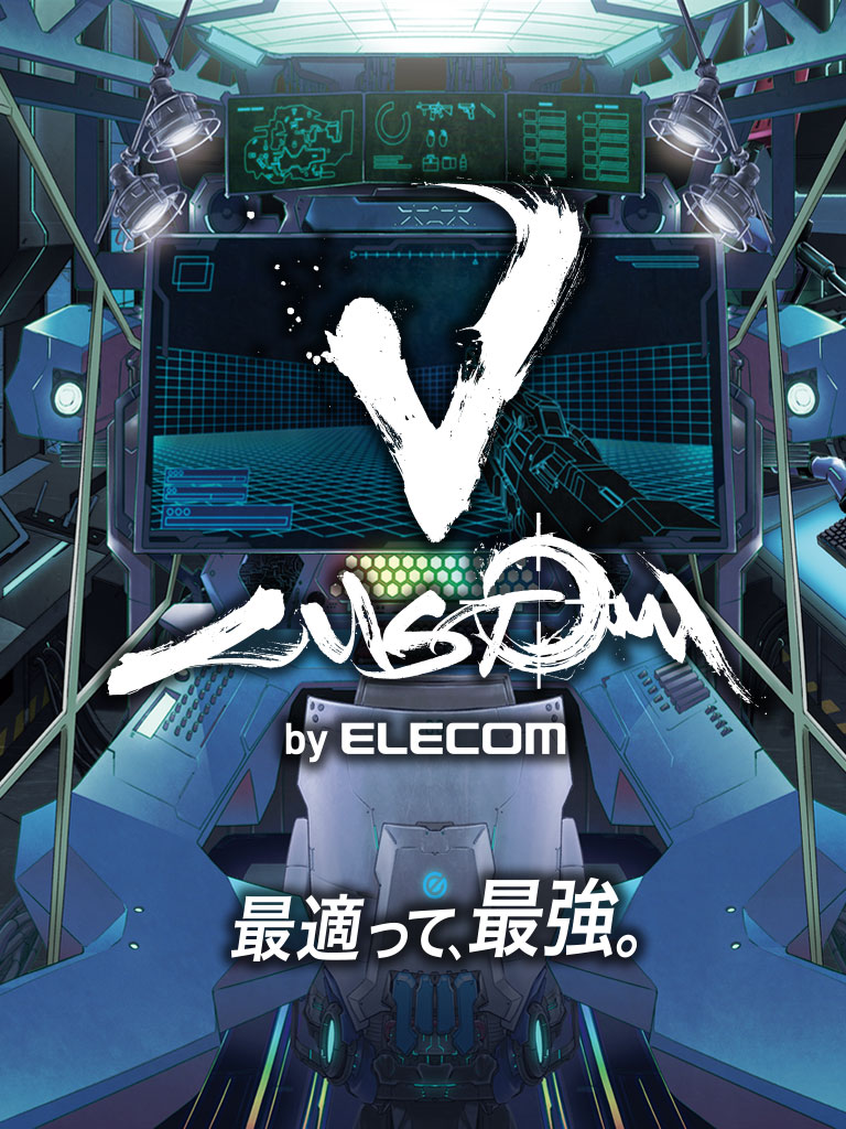 ELECOM GAMING｜V custom  モバイル表示バナー