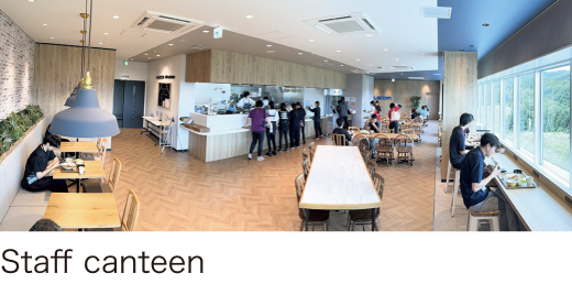 Photo of staff canteen