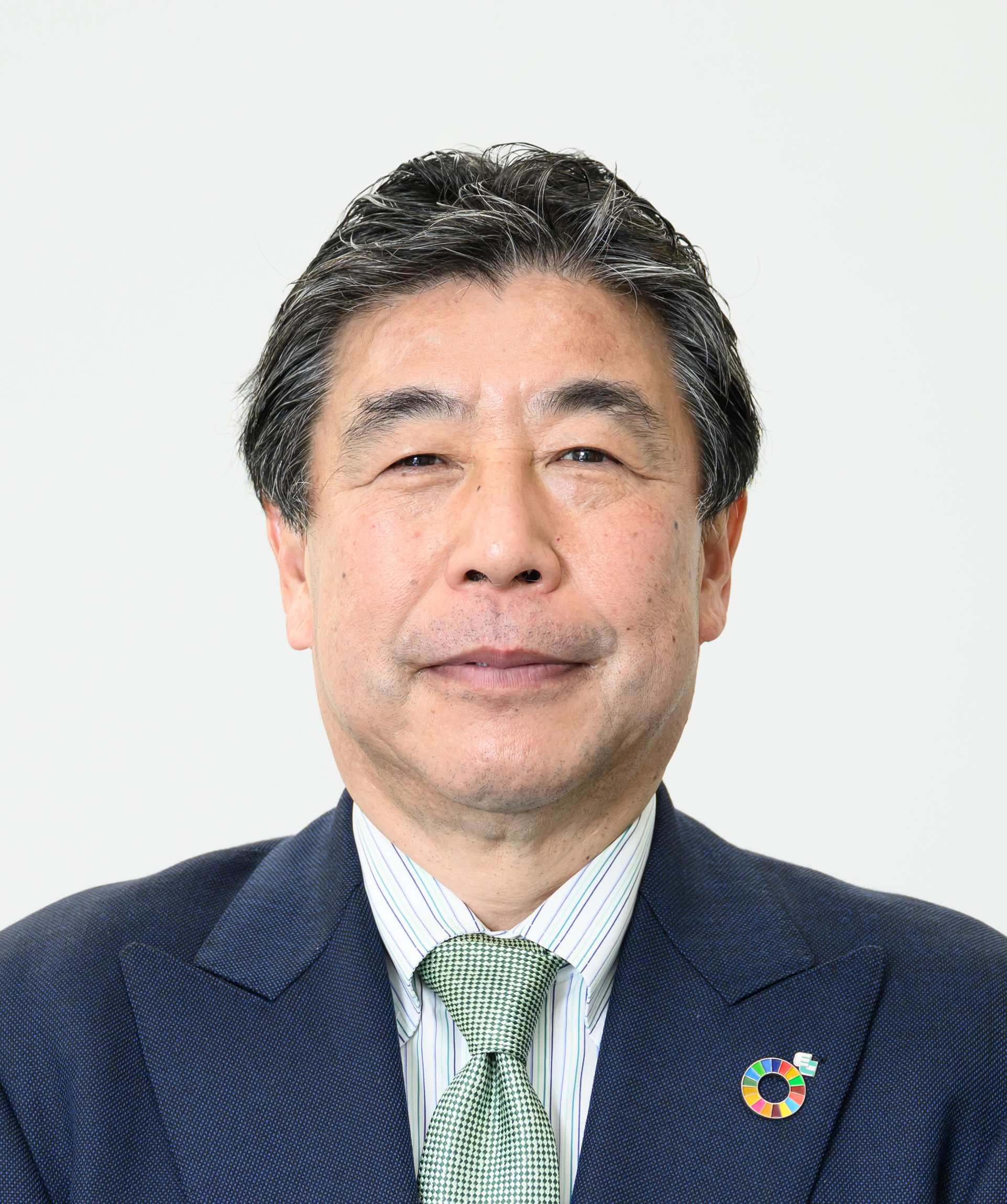Photo of Masaki Tanaka (Director and Senior Managing Executive Officer, Elecom Co., Ltd.; Vice-Chair of the Sustainability Committee)