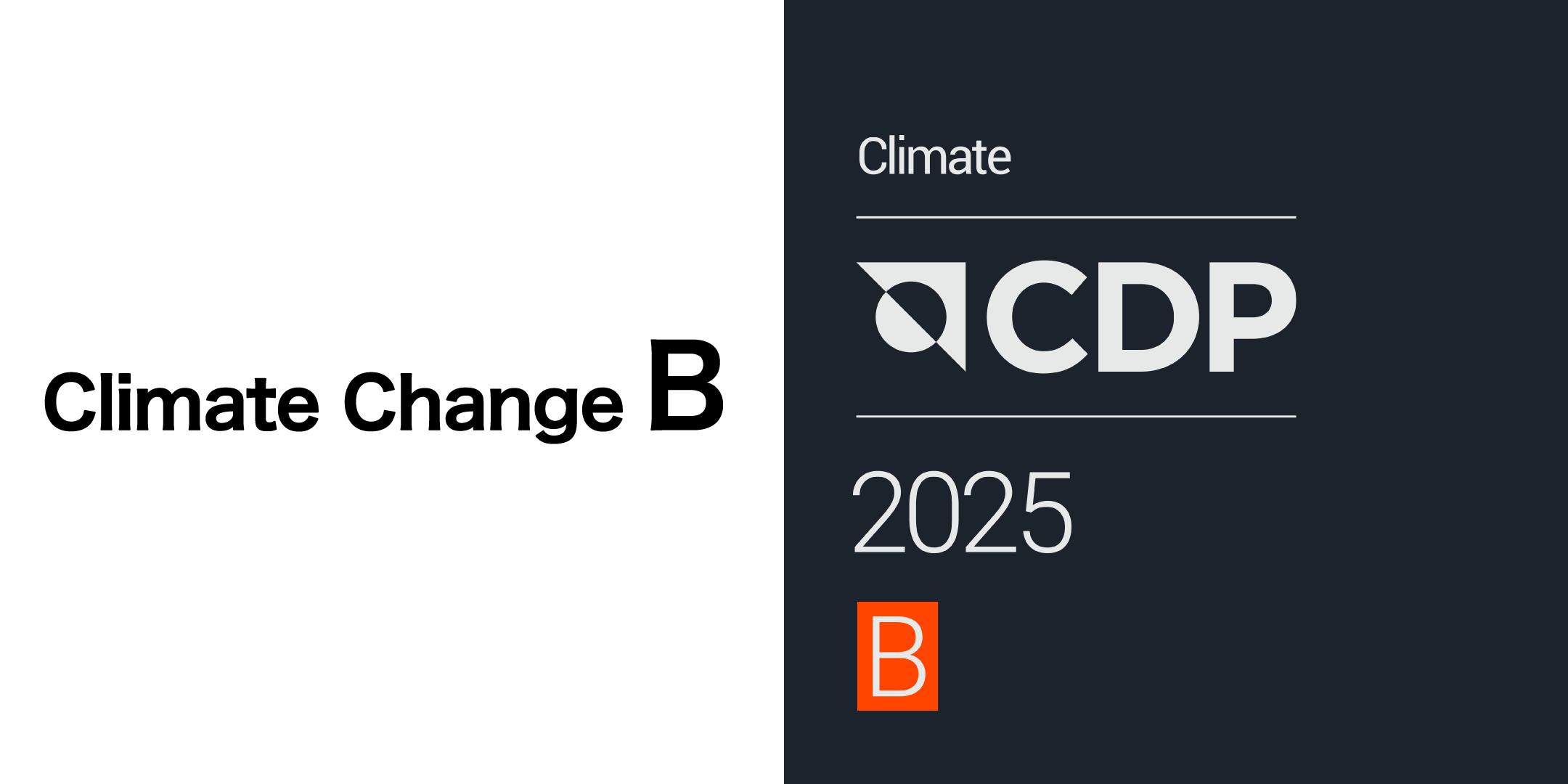 CDP2025気候変動Bロゴ