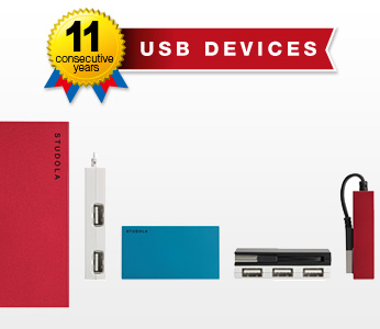 USB DEVICES　11 consecutive years