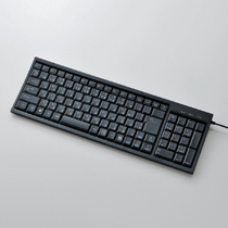 フルキーボード“TK-FCP025シリーズ”写真:“TK-FCP025BK〈ブラック〉”
