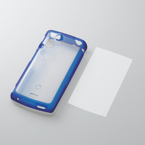 フレームケース 写真:PD-SOX3UBCBU〈ブルー〉(docomo Xperia acro対応)