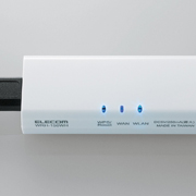 LANへの接続状態などがわかるLEDランプを装備。