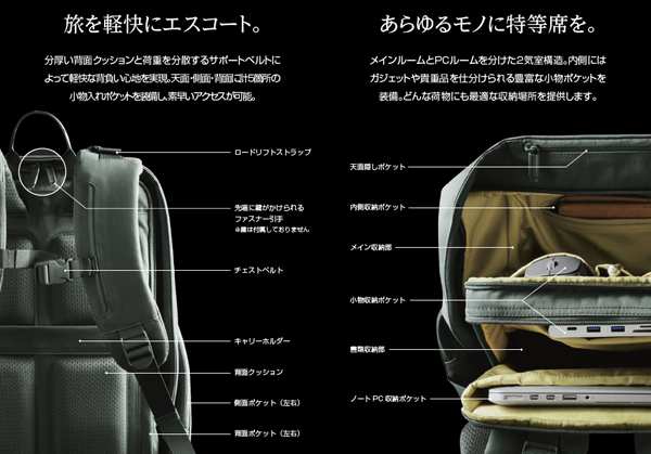News] もう、背後は気にならない！ファスナーが外に露出しない