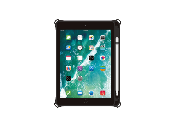 通常のiPadケースとして、十分な機能性