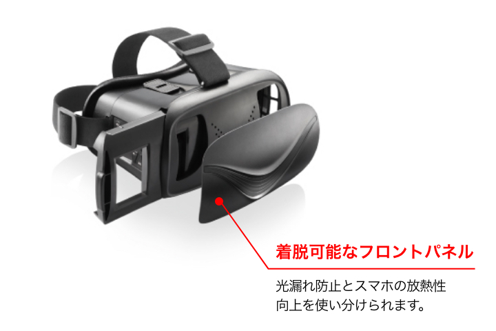 着脱可能なフロントパネル