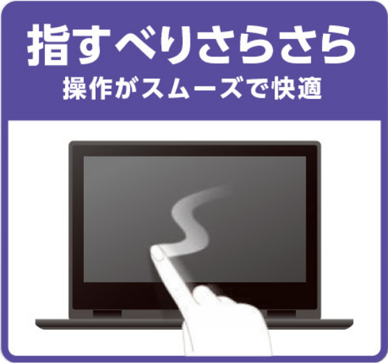 指すべりさらさら操作がスムーズで快適