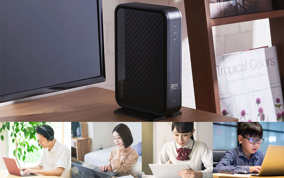 Wi-Fi 6対応Wi-Fiギガビットルーター