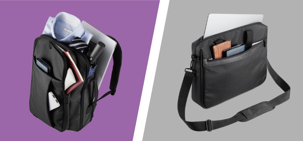 ノートパソコンが収納できる2WAYタイプ、保護タイプのビジネスキャリングバッグを新発売