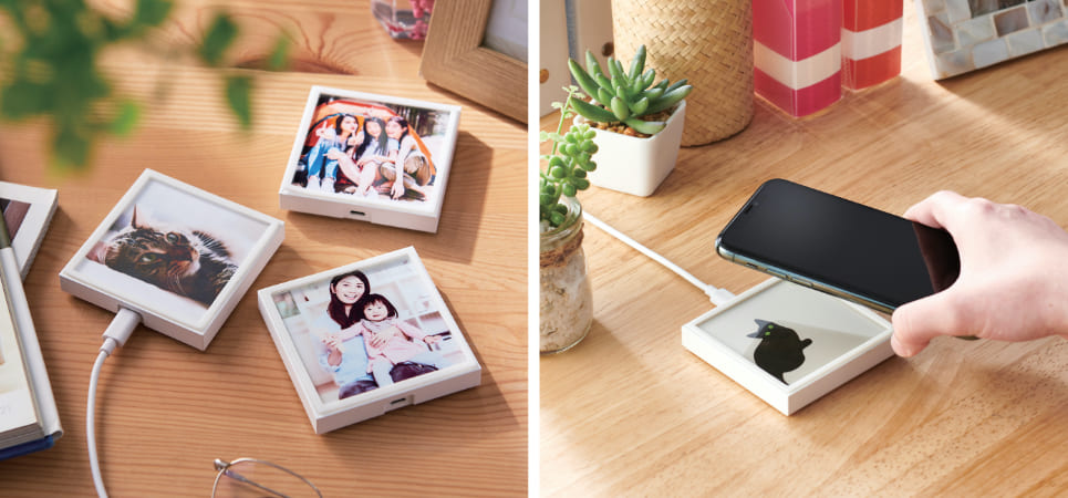Qi規格対応 きせかえワイヤレス充電器