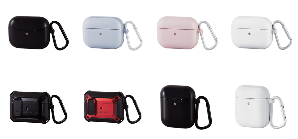 エアクッションで衝撃から守るワイヤレス充電対応のAirPods Pro/AirPods用ケースを新発売