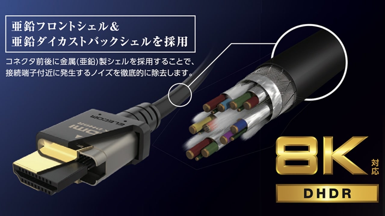 亜鉛フロントシェル＆亜鉛ダイカストバックシェルを採用