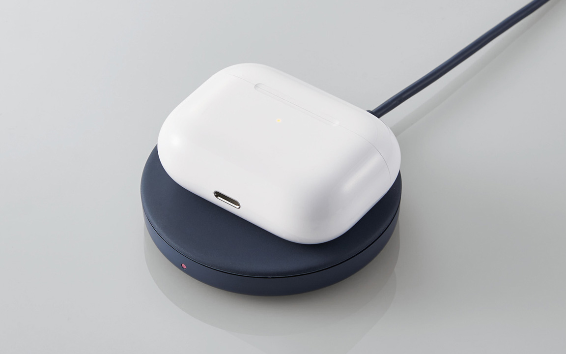 ワイヤレス充電に対応したAirPodsシリーズにも対応