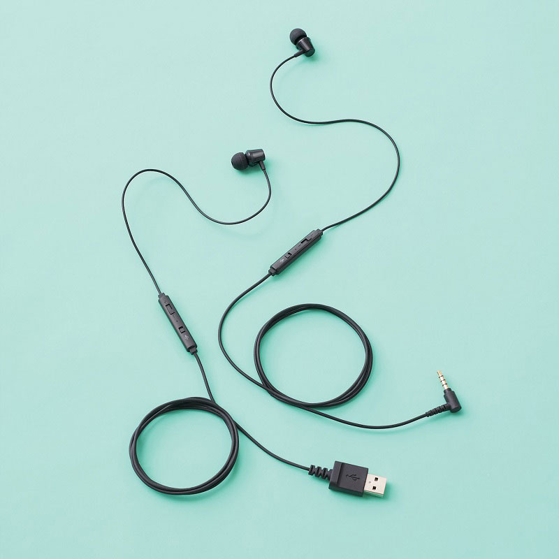 4極ミニプラグ仕様とUSB-A仕様を選択可能