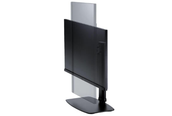 液晶ディスプレイを画面回転360度調整可能