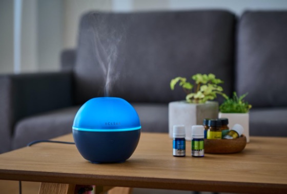 水を入れたタンクにアロマを入れると、アロマディフューザーとしても使用可能