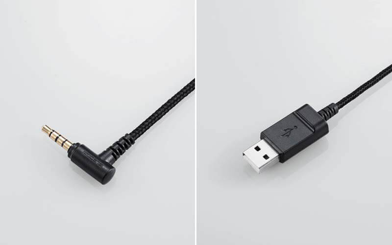 接続プラグに2タイプをご用意