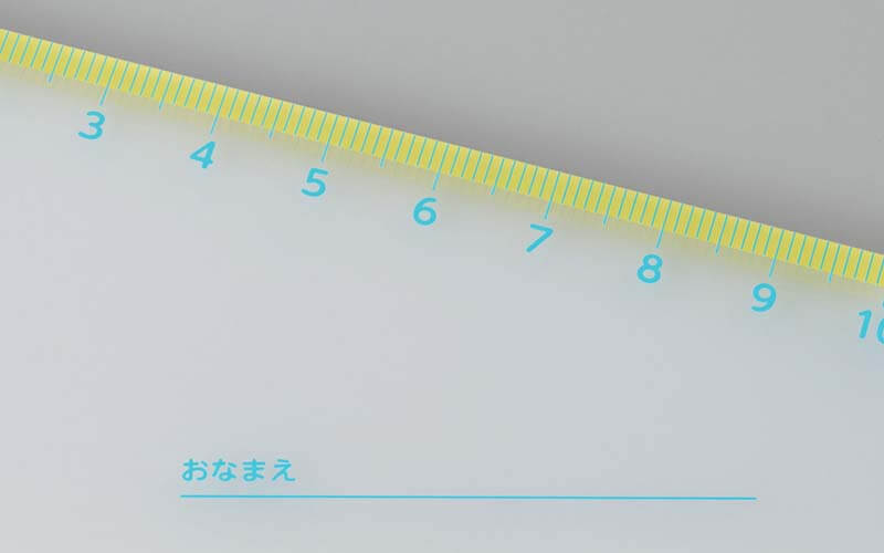 スケールと名入れスペース(Sサイズ)
