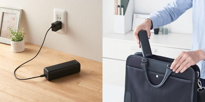 モバイルバッテリー使用イメージ