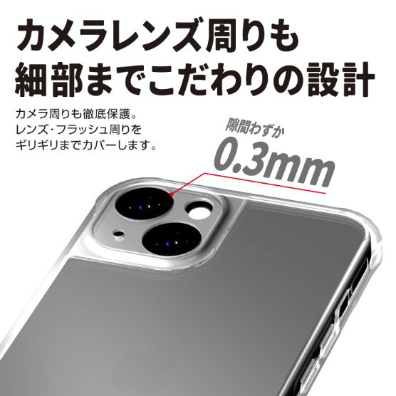カメラレンズ周りも細部までこだわりの設計