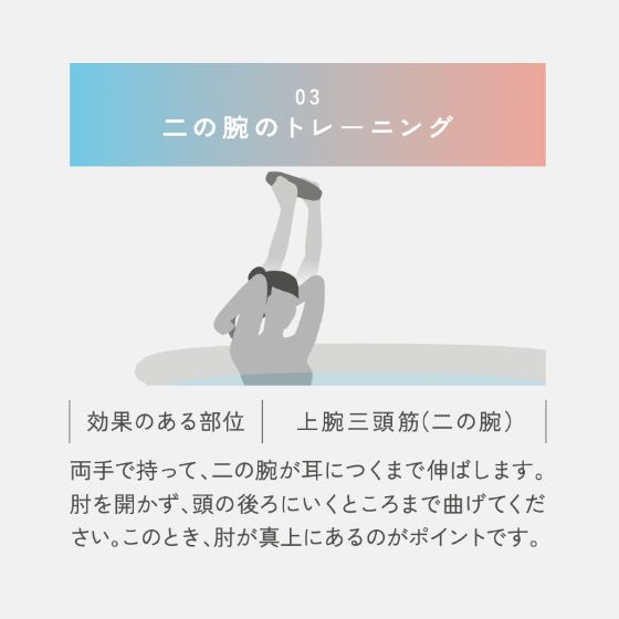 ウォーターダンベル　使い方