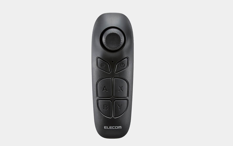 VRG-X02RBKはリモコンが付属し、本体を使わずにコンテンツ操作が可能